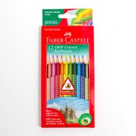 Faber Castel, Grip, Colored EcoPencil, 12 Color, Set